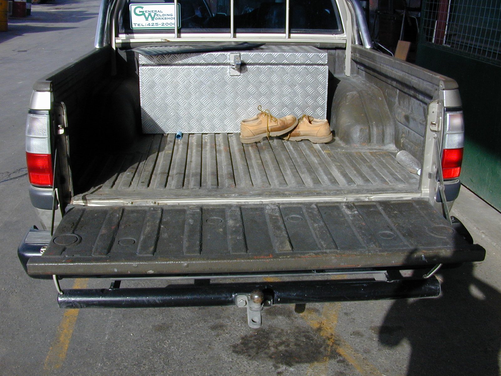 Finished CorroShield system on truck metal